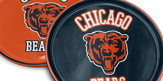 NFL Home and Away 2 Pack Round Serving Plates