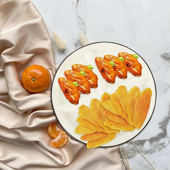 Cabilock 1pc Ceramic Divided Dinner Plate for Portion Control Compartment Dish for Snacks Desserts and Meals Safe Easy Clean Design for Parties and Restaurants