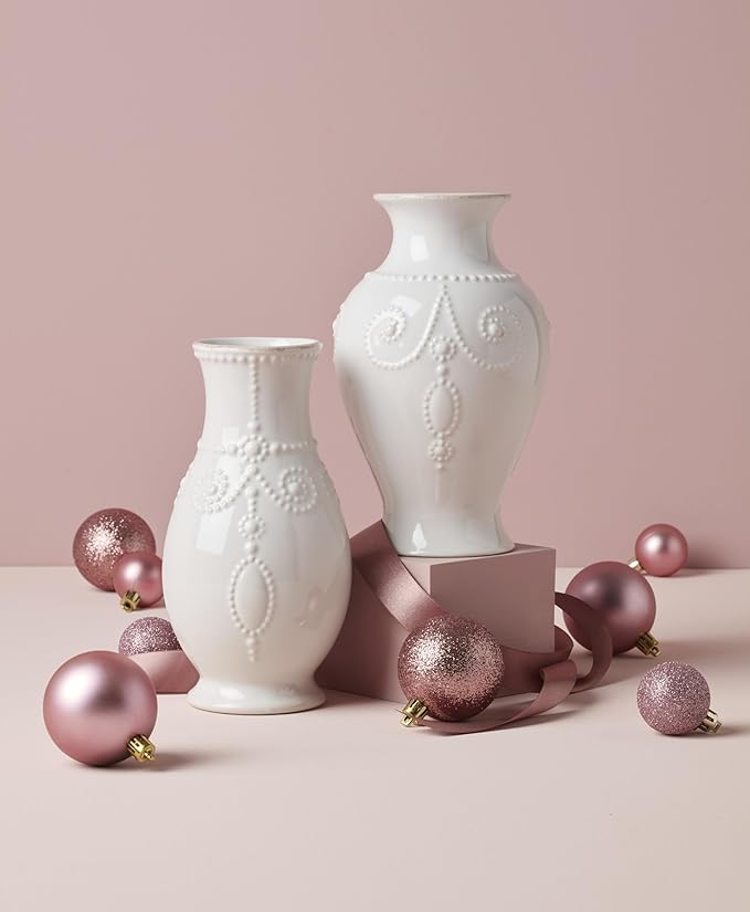 Lenox 858818 French Perle White 8" Bouquet Vase