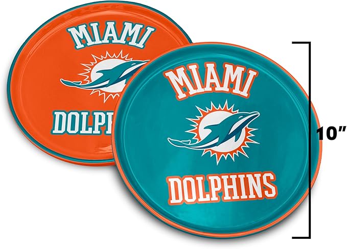 NFL Home and Away 2 Pack Round Serving Plates