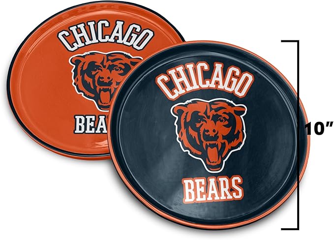 NFL Home and Away 2 Pack Round Serving Plates