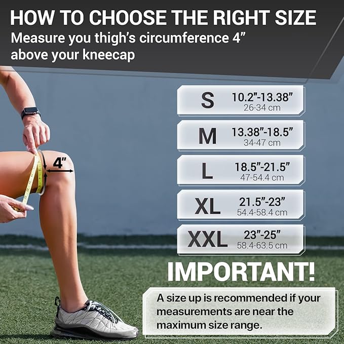 DR. BRACE ELITE Knee Brace with Side Stabilizers & Patella Gel Pads for Maximum Knee Pain Support and fast recovery for men and women-Please Check How To Size Video (Moon, Small)