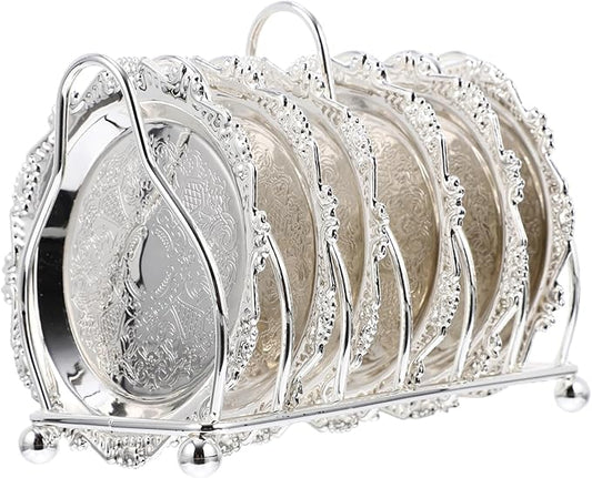 Silver Plated Mini Snack Plate Dessert Plate Dried Fruit Dish Serving Tray Rack