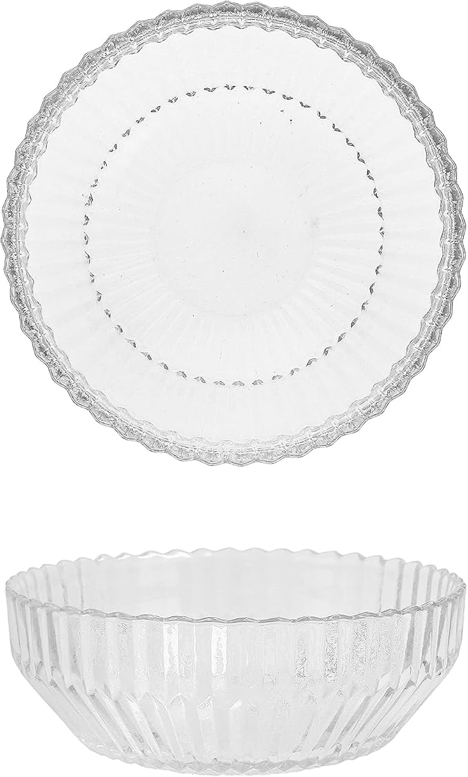 Fortessa Archie Glass Cereal Bowl, 22.8 Ounce, Clear