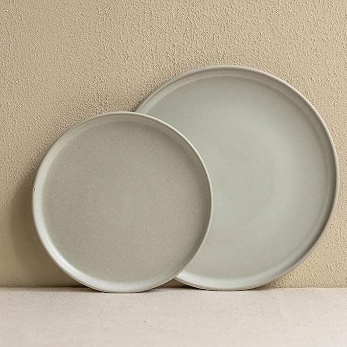 Dinner Plates Modern and Simple Ceramic Steak Plate Multifunctional 10.4-inch Pasta Western Kitchen Salad Bowl
