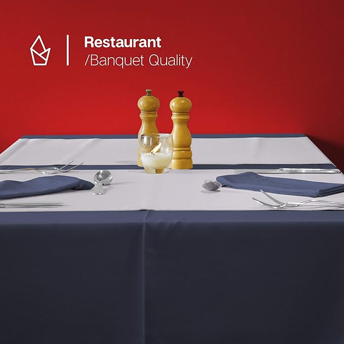 Gee Di Moda Rectangle Tablecloth - 60 x 102 Inch Caribbean Table Cloth for 6 Foot Rectangle Tables - Heavy Duty Washable Fabric - for Holiday Party, Dinner, Weddings, Baby Shower & Events