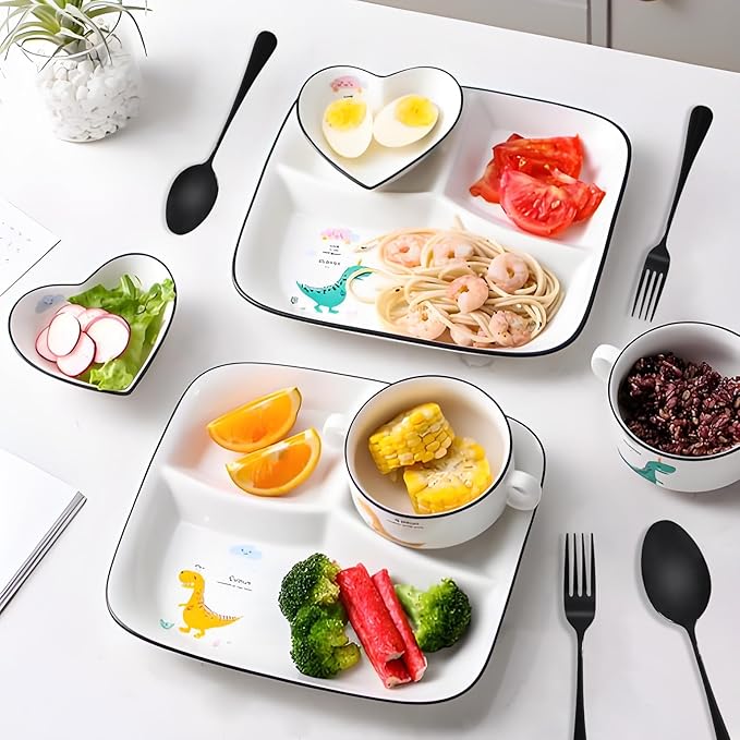 Black Silverware Set, Stainless Steel Flatware Set Service for 6, Kitchen Cutlery Gift Set Utensils Knife Fork Spoon Dinnerware Tableware Kit for for Home, Wedding, Restaurant (Black)