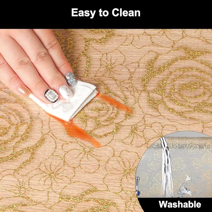Cooyes Shelf Liner – Premium Non-Adhesive Cabinet & Drawer Liner for Kitchen – Waterproof Shelf Paper with Modern Pattern – Durable EVA Cabinet Mat – Easy to Cut （23.6" W x 118" L）