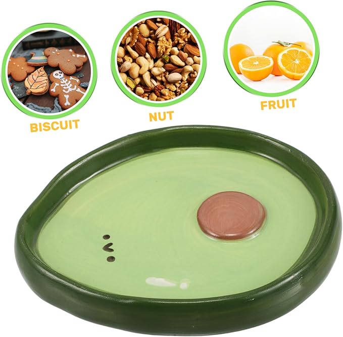 Creative Fruit-Shaped Ceramic Plate Set Adorable Porcelain Snack and Dip Serving Dishes Cute Home Use Dessert and Appetizer Plates for Parties and Family Gatherings