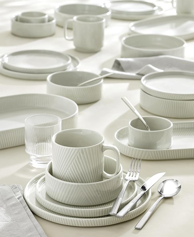 Lenox 898017 Modulus 12-Piece Bowl Set, Vapor