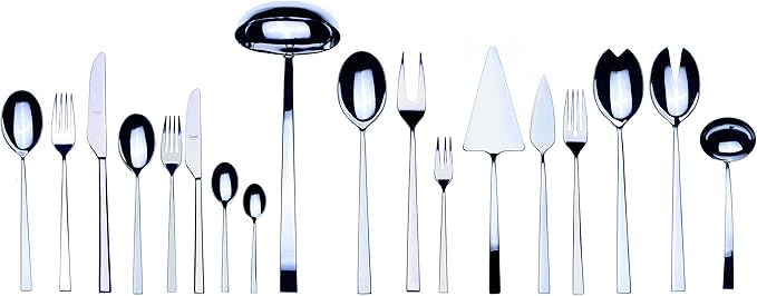 MEPRA 151-Piece Atena Serving Set, Metallic