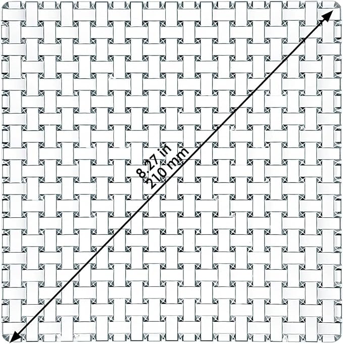 Nachtmann Bossa Nova Collection, Square Platter, Set of 2, Serving Tray, Plate for Food, Charcuterie, Appetizer, Snack, and Dessert Platters, 8.3 Inch, Dishwasher Safe