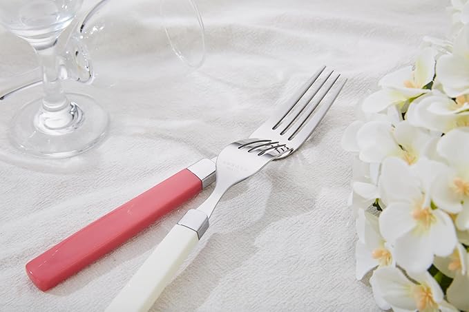 ANNOVA Silverware Set Stainless Steel Colorful Tableware Kitchen Flatware Set Utensils, Includes Dinner Knives, Forks, Spoons, Salad Forks & Dessert Spoons (Mix, 20 Pieces)