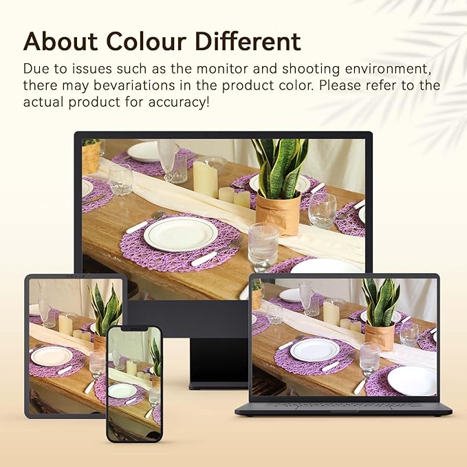 AHHFSMEI Paper Braided Round Placemats Set of 6 Natural Non-Slip Heat Resistant Table Mats for Dining Tables Woven Indoor Outdoor Place mats(Purple)