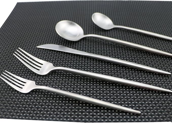 Silverware, 20 Pieces 18/10 Stainless Steel Cutlery Flatware Tableware Dinnerware Utensils Sets for 4