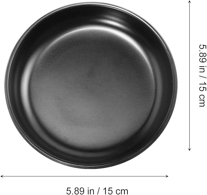 2pcs Melamine Sushi Plates and Snack Dishes 335ml Imitation Ceramic Food Bowls Sturdy Plastic Appetizer Plates for Home Dining and Ktv Bar Use