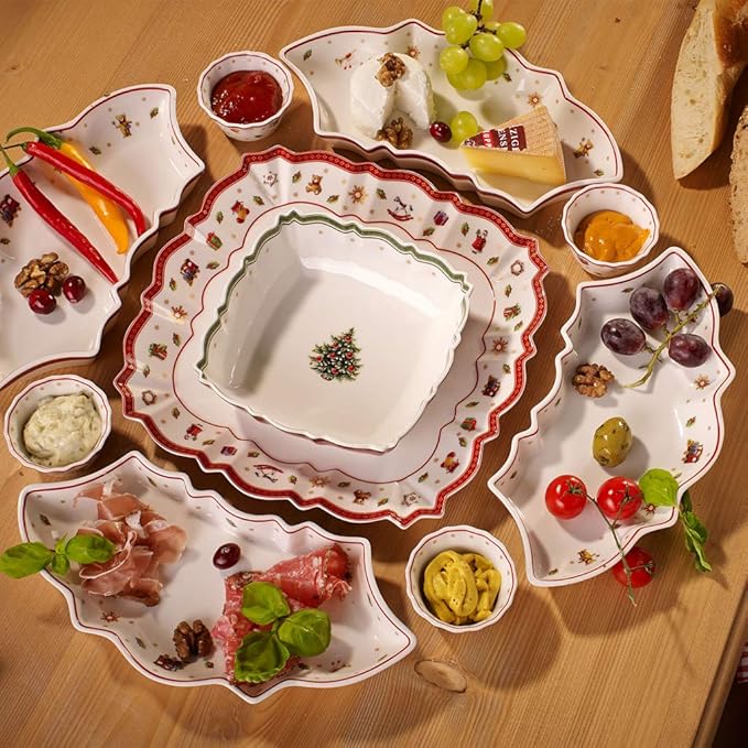 Villeroy & Boch Delight Serving Bowl, Red, Small