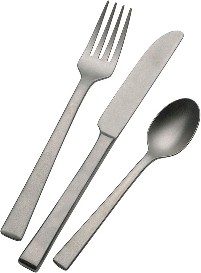 Mikasa Stonewash York 12-Piece Flatware Set, Service For 4