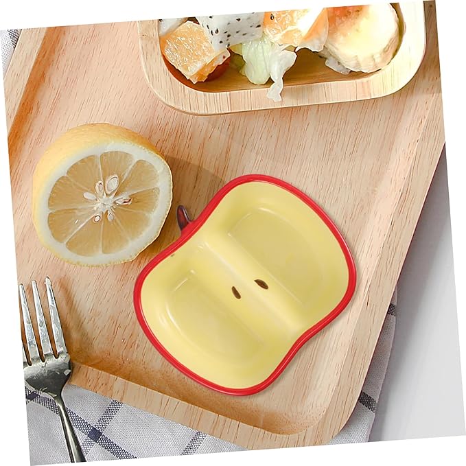 TEHAUX Decorative Disc Decors Small Cake Plates Chip Bowl Salad Plate Food Tray Colorful Appetizer Plates Fruit Trays for Serving Decorative Serving Platter Candy Ceramic Platter Ceramics