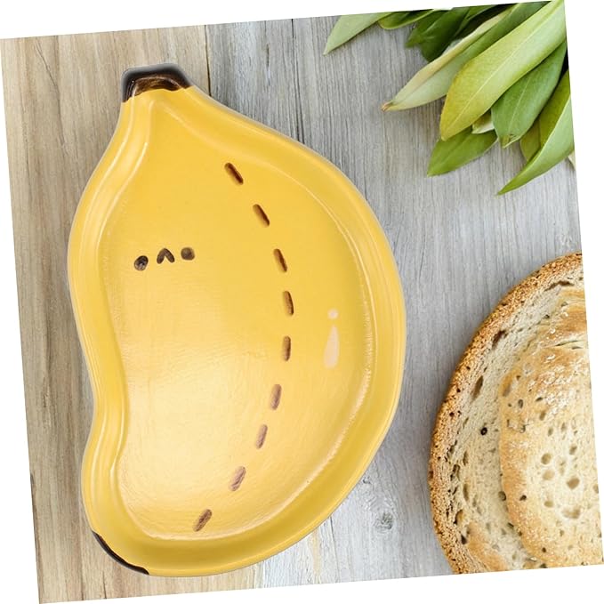 Creative Cute Ceramic Plate for Home Use Hand-painted Snack and Sauce Dish Delicate Serving Platter for Fruits and Appetizers
