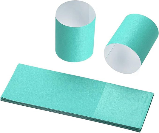 Gmark Paper Napkin Band Box of 2500, Paper Napkin Rings self Adhesive (Mint) GM1104