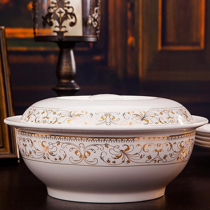 Luxury Stone Ware Tableware Set Tableware Dishes Plates Ceramic Combination Dinner Service Set of Bowls Dessert Plates Soup Plates Dinner Plates 58 Piece