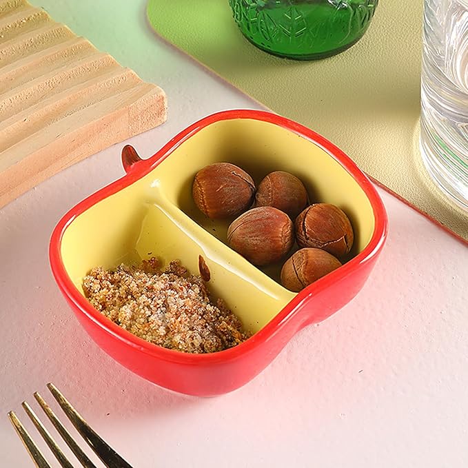 Practical Ceramic Fruit Shape Appetizer Plate Ceramic Texture Suitable for Home Kitchens and Party Use Party Dish