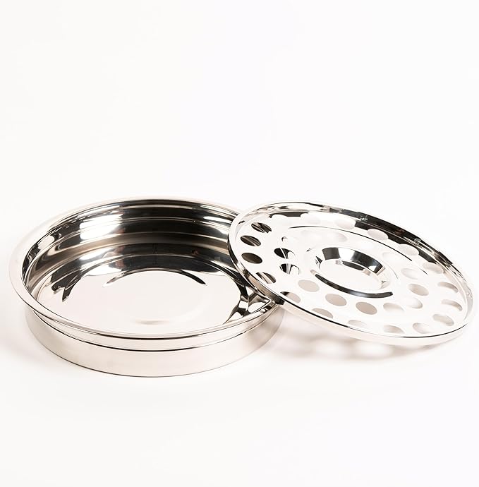 Broadman Church Supplies RemembranceWare Communion One Pass Tray & Disk, Silver