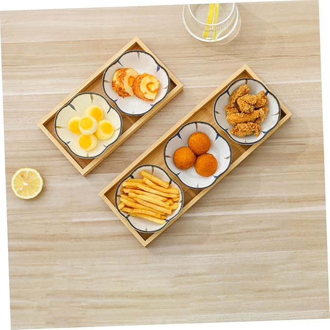 ABOOFAN Quality Material Snack Trays Small Plates Ceramic Serving Plate Easy to Clean for Snacks