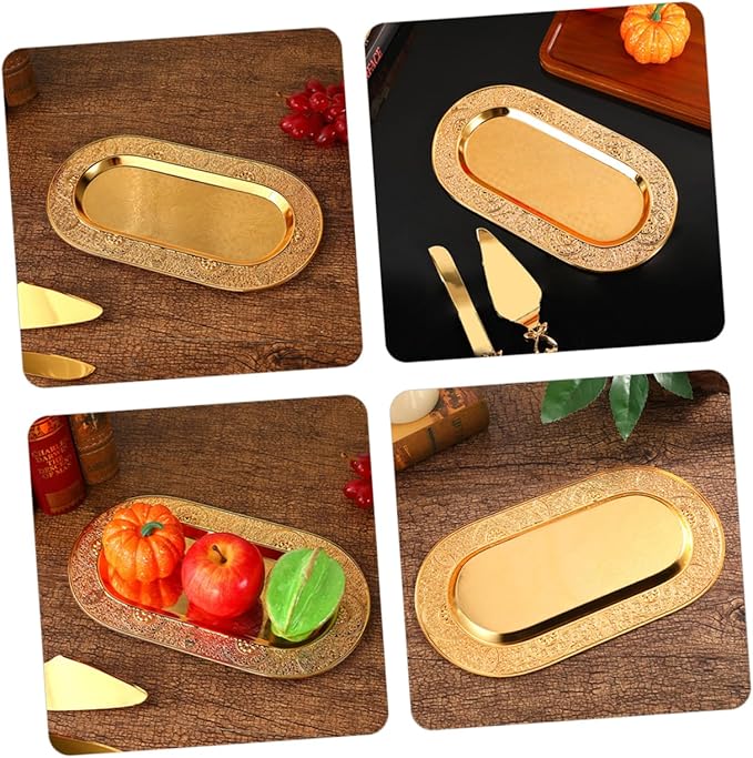 ABOOFAN Tiered Fruit Plate Charcuterie Board Serving Tray Decorative Snack Storage Holder