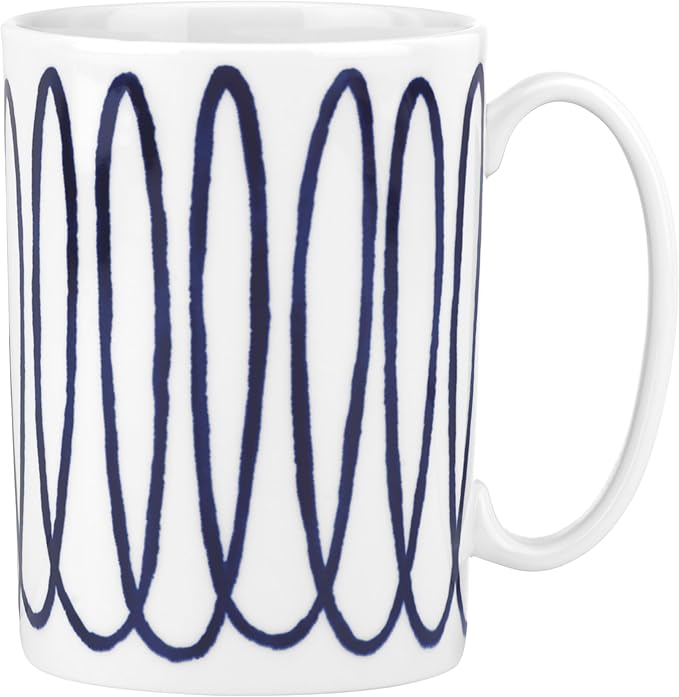 kate spade new york Charlotte Street West Mug, 1 Count, Blue