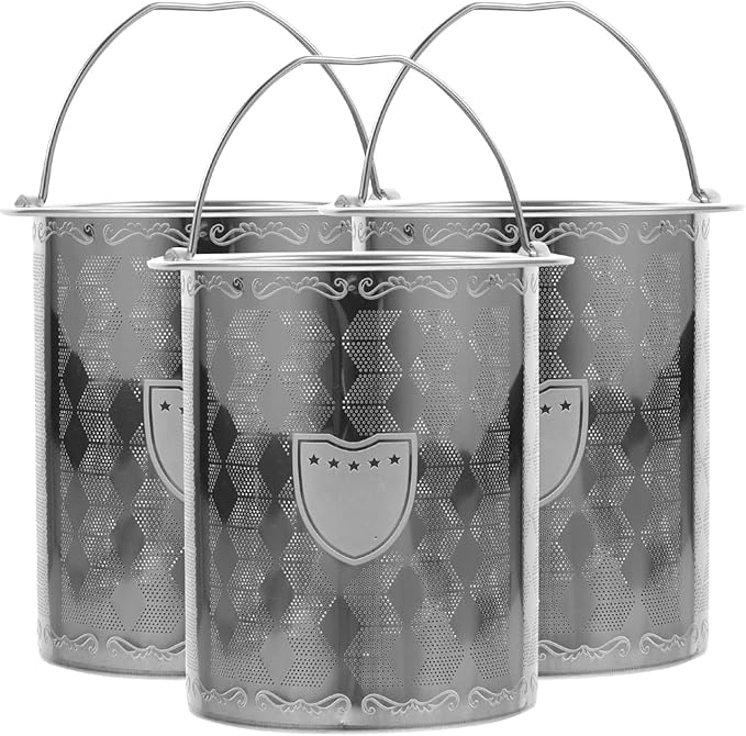 Luxshiny Tea Leak Tea Filter - 3Pcs Stainless Steel Strainers for Loose Extra Fine Mesh Infuser for Teapots Mugs and Cups