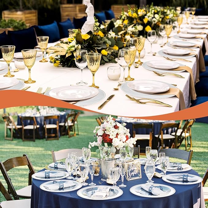 36 Pcs Silver Charger Plates Round Charger Plates13 Inch Bulk Wedding Dinner Elegant Reusable Plastic Chargers Plates Wedding Holiday Party Baby Shower Event Decoration (Silver)