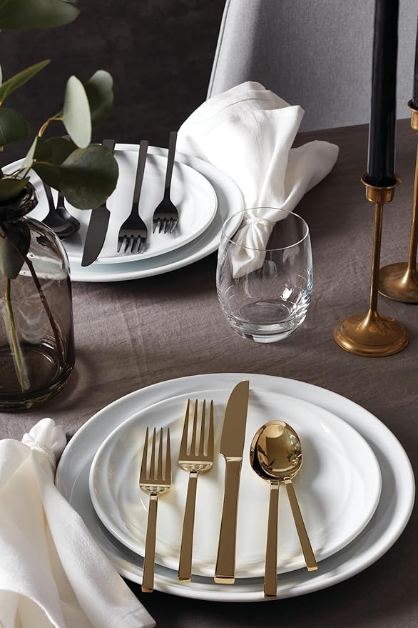 Allay Mixed 40 Piece Everyday Flatware Set, Service For 8