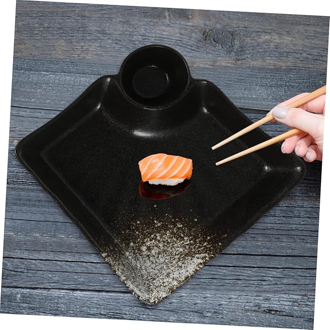 Japanese Dumpling Plate Sauce Dish Dipping Bowl Ceramics Sauce Dish Seasoning Saucer Appetizer Plates