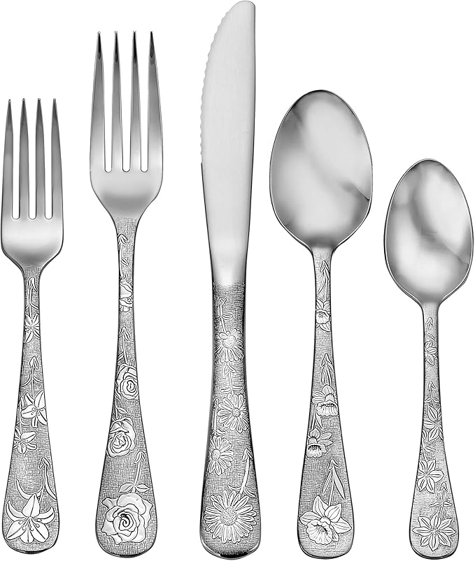 Liberty Tabletop American Garden 45pc Set Service For 8 Serving Set Included MADE IN USA