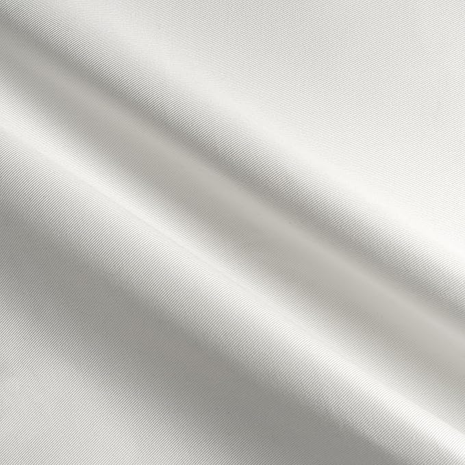 Classic Collection, Bottle Cloth with Metal Ring for Ice Buckets, Cotton, 42 cm, Corner Hole (White with Silver Metal Ring, Pack of 1)