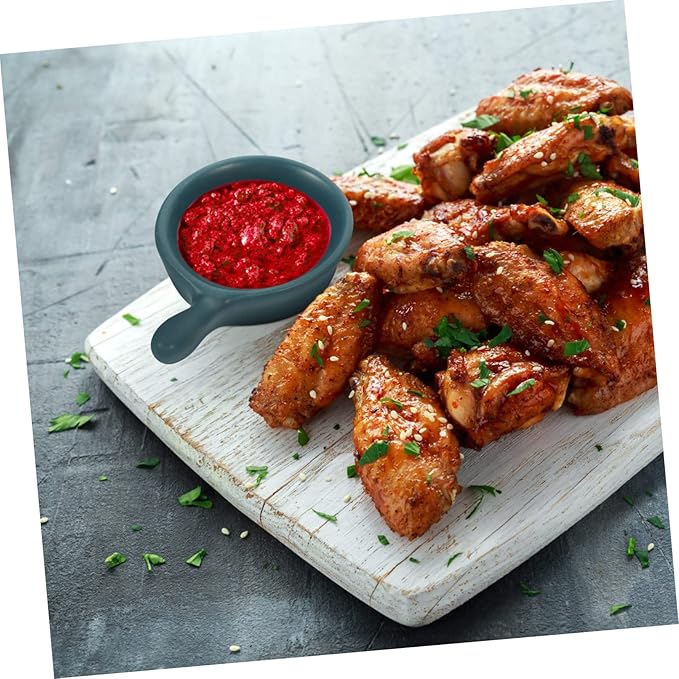 PRETYZOOM 3Pcs Ceramic Seasoning Dishes Plates for Condiments and Appetizers Versatile Serving Trays for Home Parties and Restaurants