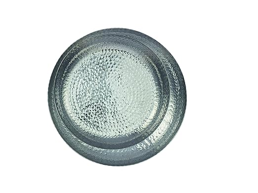 American Metalcraft ASEAS14 Hammered Aluminum Seafood Tray, Single Wall, Silver, 128-Ounce