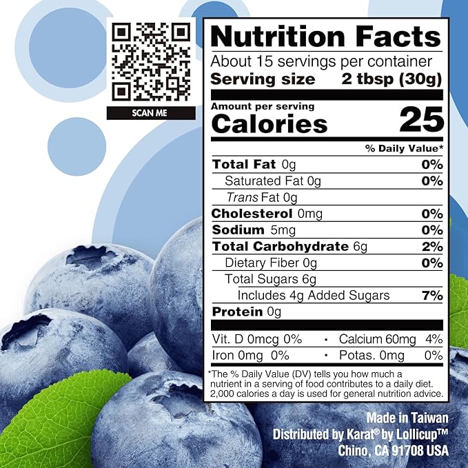 Tea Zone [1 Pound] Blueberry Popping Pearls, Bursting Pearls for Teas, Shakes, Smoothies, Dessert Toppings