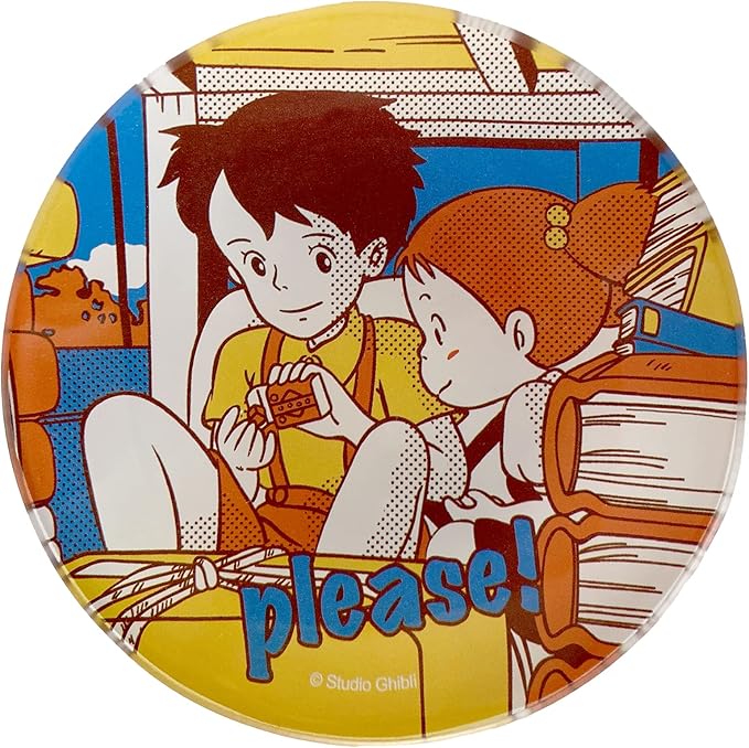 Benelic My Neighbor Totoro Yummy Mini Round Appetizer Glass Plate 4.33" x 4.33" (Please!)
