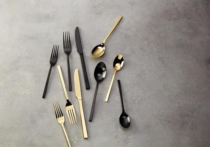 Allay Mixed 40 Piece Everyday Flatware Set, Service For 8