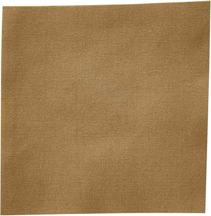 Five Star Cocktail Napkins, 50 Luxury Cotton Disposable Cocktail Party Napkins, 4.5" x 4.5" for Home Bars, Game Nights, Beverages, Birthdays, Weddings & Holidays, Khaki