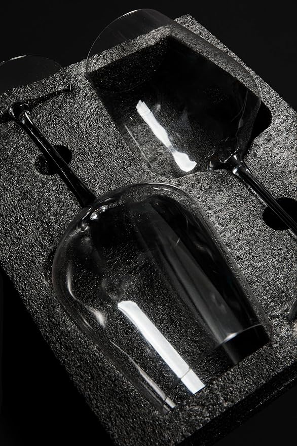 Magnum Giant Wine Glass - Premium Crystal Wine Glasses Set of 2 - Fits Entire 750 ml Bottle