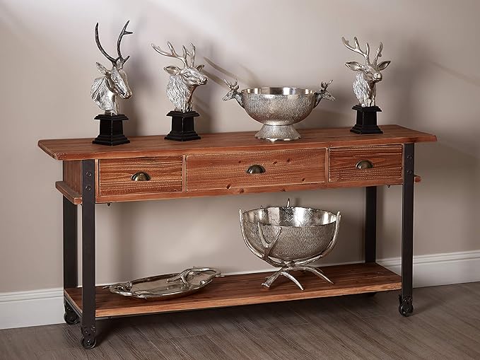 Premier Housewares Deer Punch Bowl - Nickel Finish