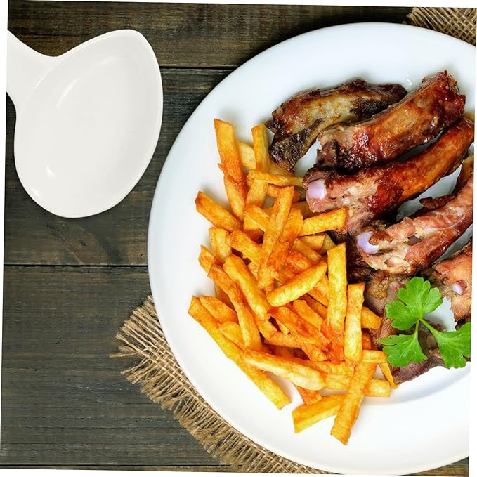 Alipis 4pcs Chopstick Holder Sauce Plate Porcelain Dishes for Seasoning Appetizers
