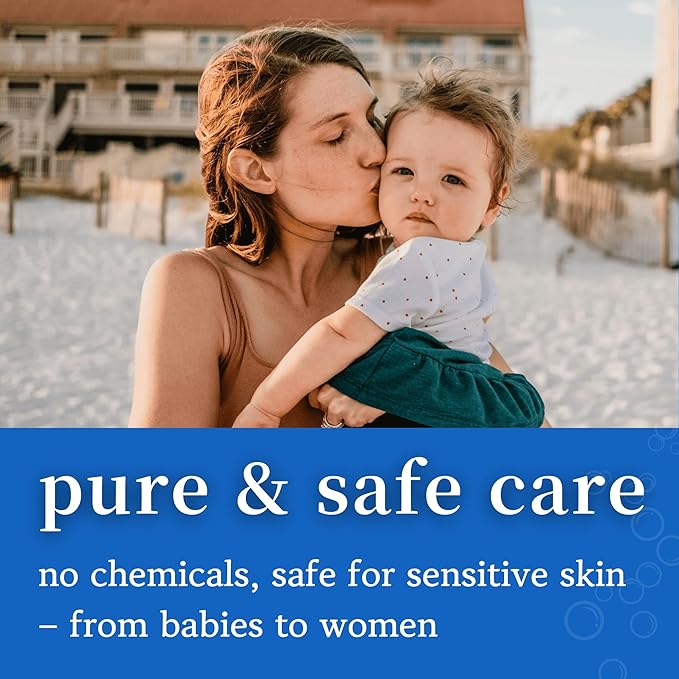 100% Water & Cotton Wet Wipes Travel Size - Individually Wrapped - Fragrance & Preservative-Free for Baby, Women & Sensitive Skin - Gentle Hand, Face, Body & Feminine Care - 22 Count