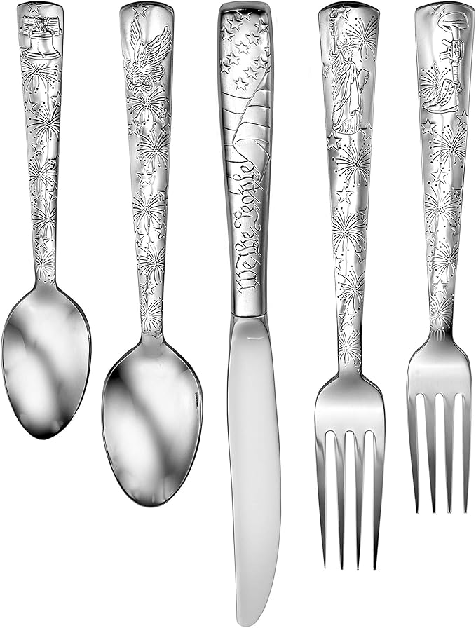 Liberty Tabletop Liberty 20pc Flatware Set Service For 4 MADE IN USA
