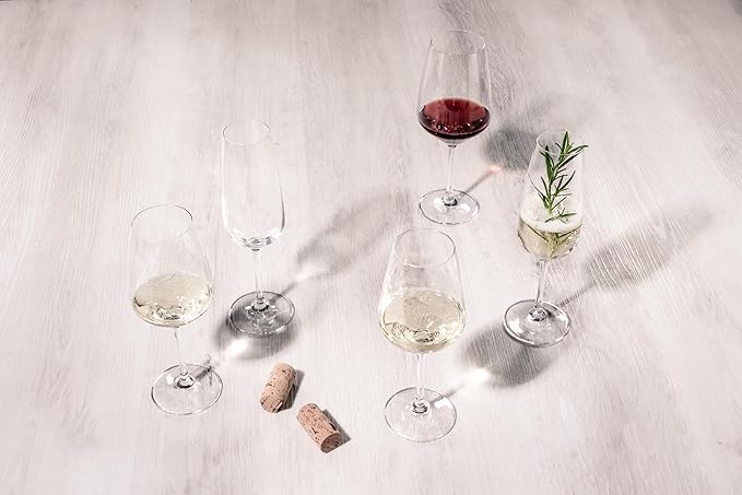 Schott Zwiesel Tulip German Crystal Glass Claret Wine Glass, 22 Ounce (Set of 4) (Pack of 2)