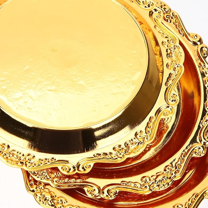 Vintage Appetizer Platter 6-inch Serving Tray Dividers for Snacks Fruit Desserts for Wedding Party Holiday